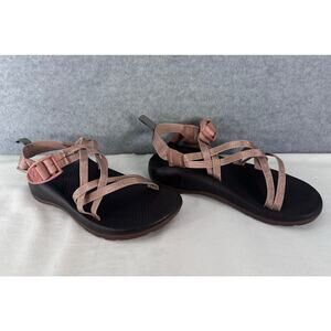 Chacos Girl's sz 3 X Boulder 2 Metallic Rose Toe Loop Hiking Water Sandals